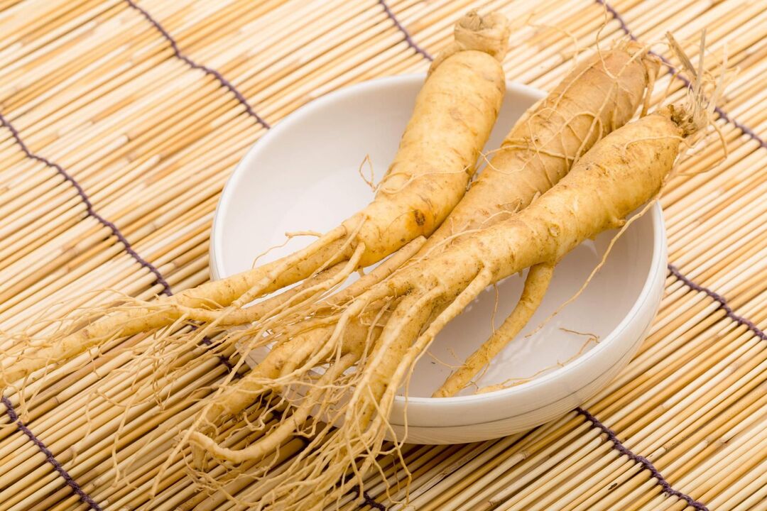 radice di ginseng per l'ingrandimento del pene