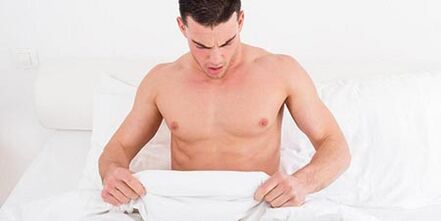 Effetti collaterali in un uomo dopo l'esercizio